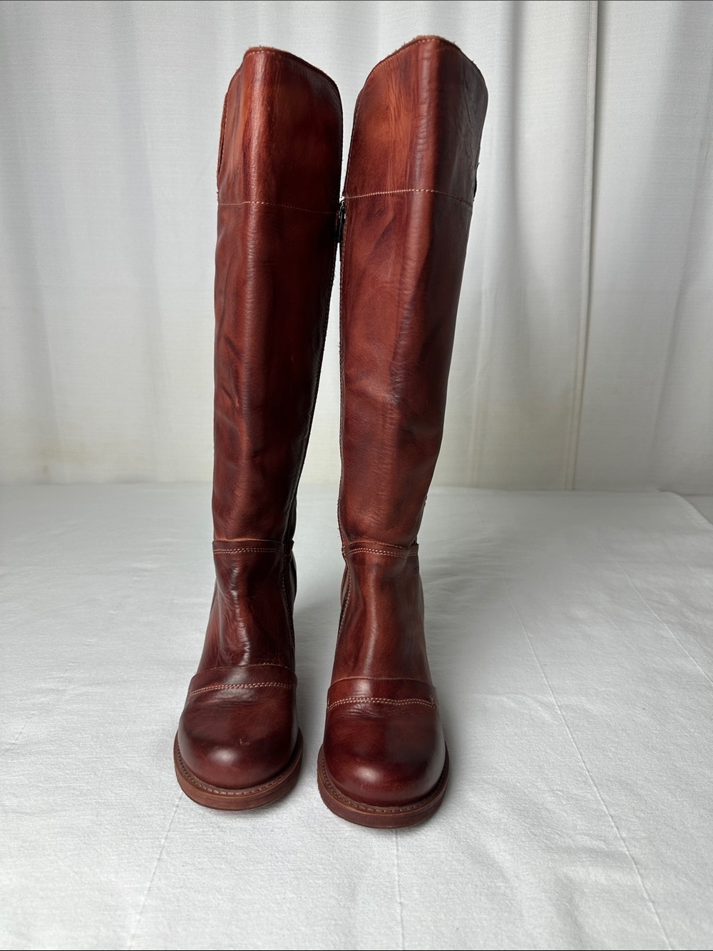 Yellow Cab New York Brown Leather Boots
